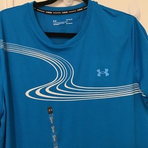 Under-Armour, NWT, Turquoise, Comfortable Workout/Athletic Shirt.
